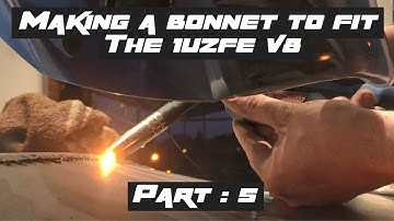 Making a Bonnet Scoop for Kermit V8 RX7 FC - Part 5 // Unlimited Super