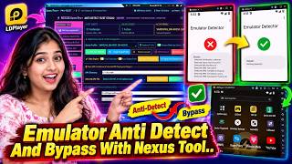 Emulator Anti Detect Bypass Part-1 |With 100% working and Farming