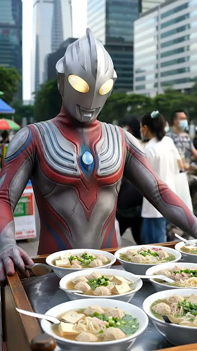 Ultraman Becomes a Meatball Vendor?! The Strongest Hero Hits the Streets!