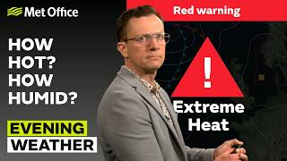 22/06/2026 -  A hot and humid night in the south - Evening Weather Forecast UK – Met Office Weather