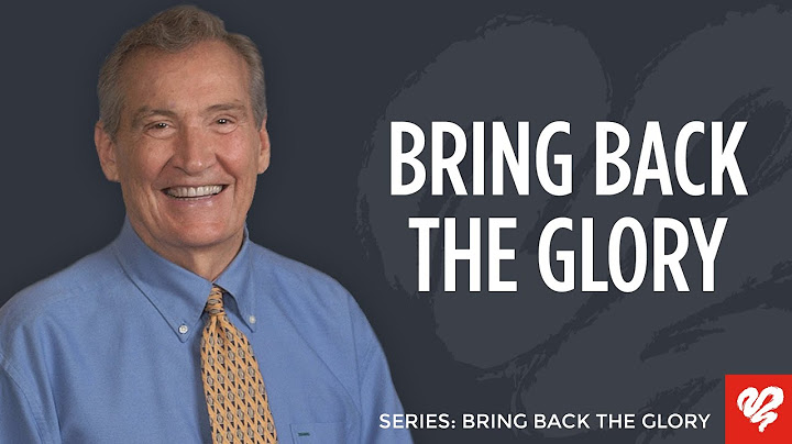 Adrian Rogers: Restoring America's Glory -  A Moral Compass of Christian Values