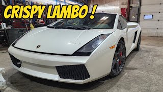 Lamborghini Gallardo fire! #lamborghinigallardo