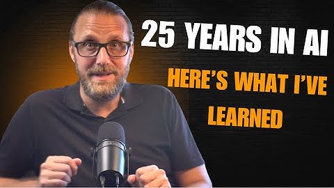 🎙️ 25 Years in AI—Here’s What I’ve Learned