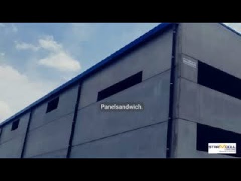 Instalación Eficiente De Techo De 3500 M2 Con Paneles Sándwich