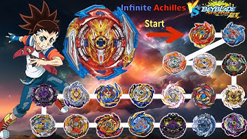 Beyblade Burst Sparking 【Infinite Achilles VS ALL Season 5】 Marathon 베이블레이드 버스트 DB ベイブレードバーストDB