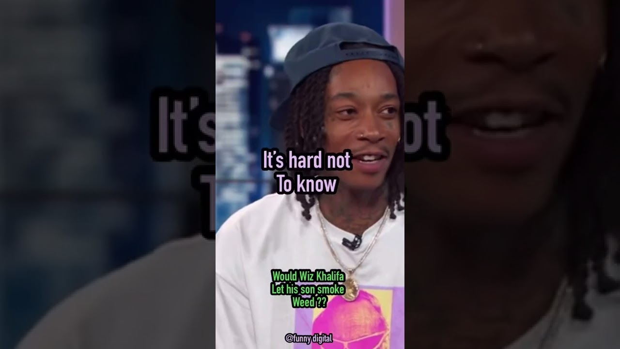 Would Wiz Khalifa let his kids smoke weed (his response)