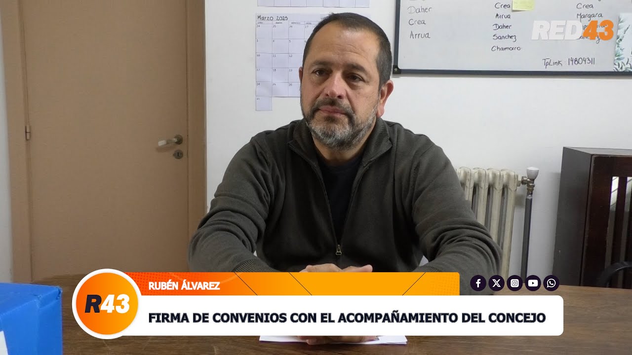 FIRMA DE CONVENIOS CON EL ACOMPAÑAMIENTO DEL CONCEJO - YouTube