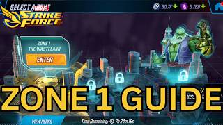 ZONE 1 MADE EASY | EASY SOLVE TO NODE 3 | BATTLEWORLD | MARVEL Strike Force | MSF