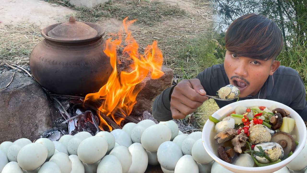 How to make Baby Duck Eggs Soup recipeBaby Duck Eggs Soup So Delicious