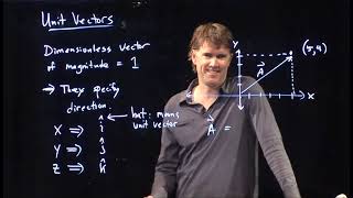 Unit Vectors | Physics with Professor Matt Anderson | M3-06