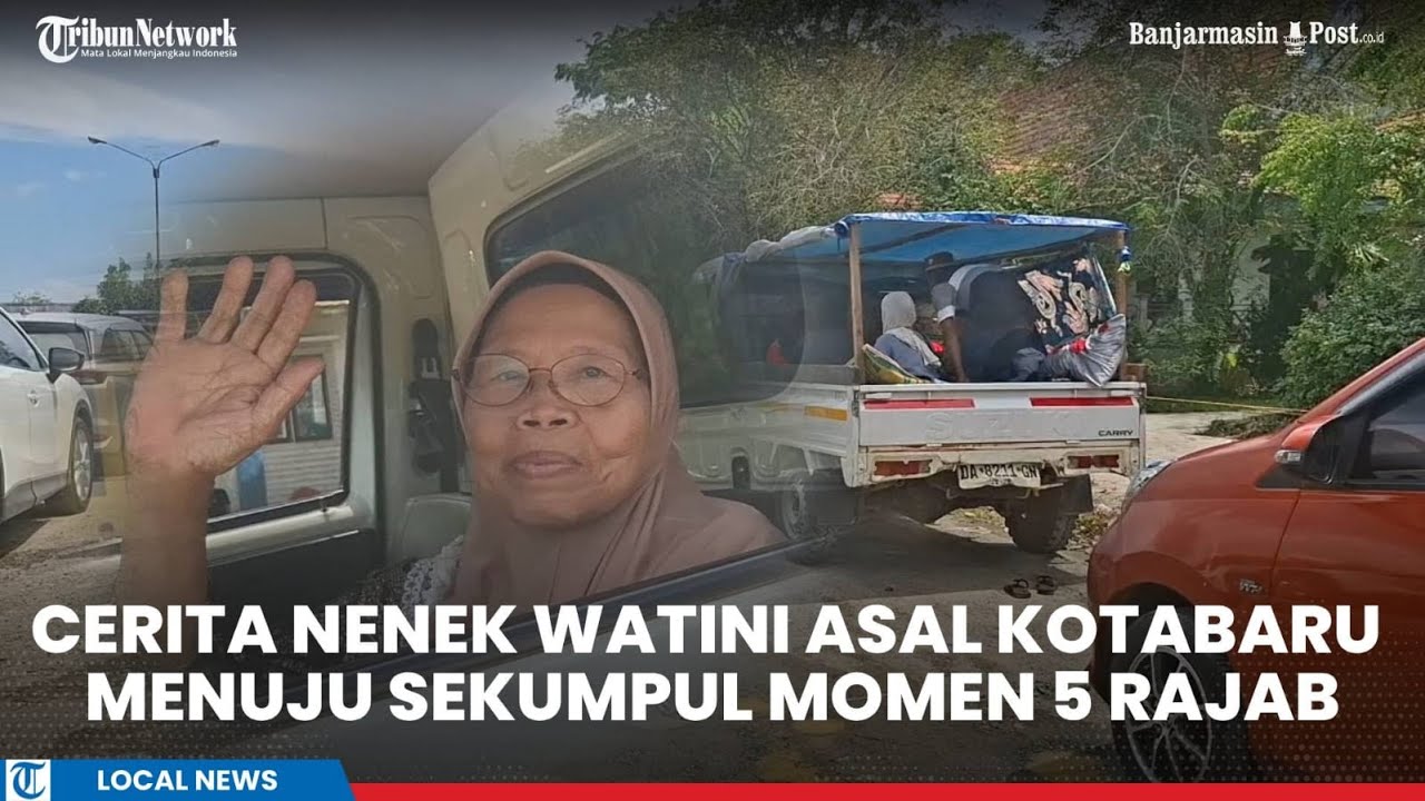 Cerita Jemaah asal Kotabaru Menuju Sekumpul, Susah Jalan dan Tetap Berangkat Ajak Keluarga