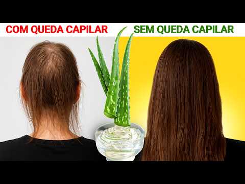 Use Aloe Vera Para CRESCER O CABELO e Parar a Queda!!
