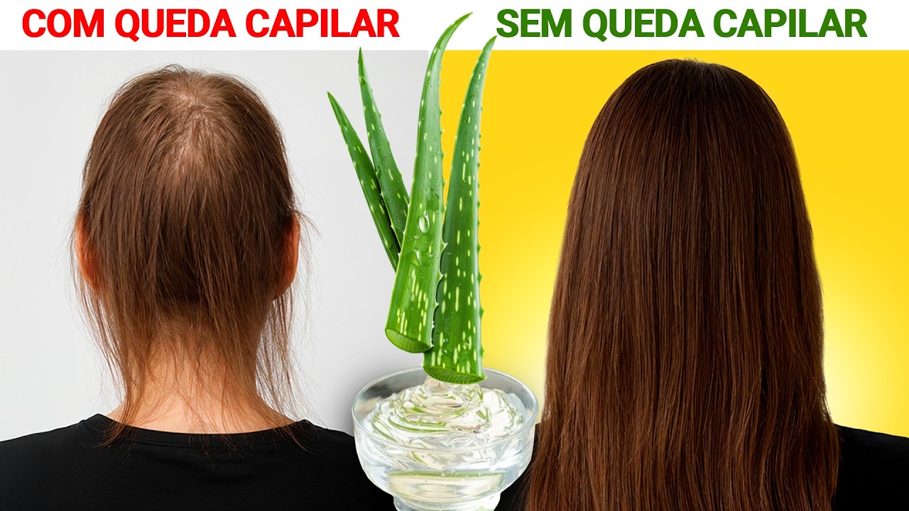 Use Aloe Vera Para CRESCER O CABELO e Parar a Queda!!