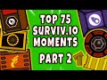 SURVIV.IO The TOP 75 MOST EPIC Moments | Part 2