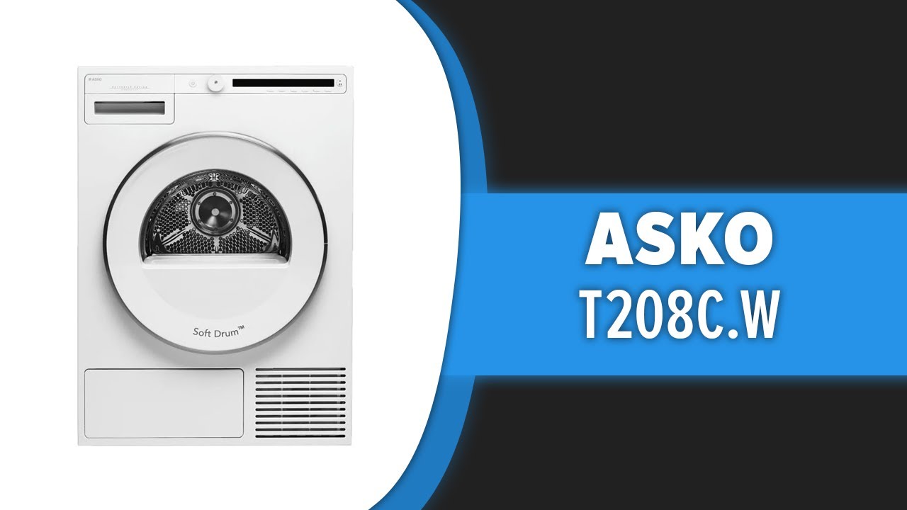 Сушильная машина Asko T208C.W YouTube