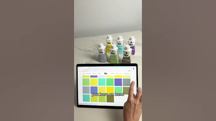 How to Mix Custom Colors with Rit Dye