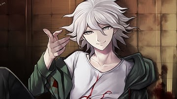 danganronpa character laughing edit