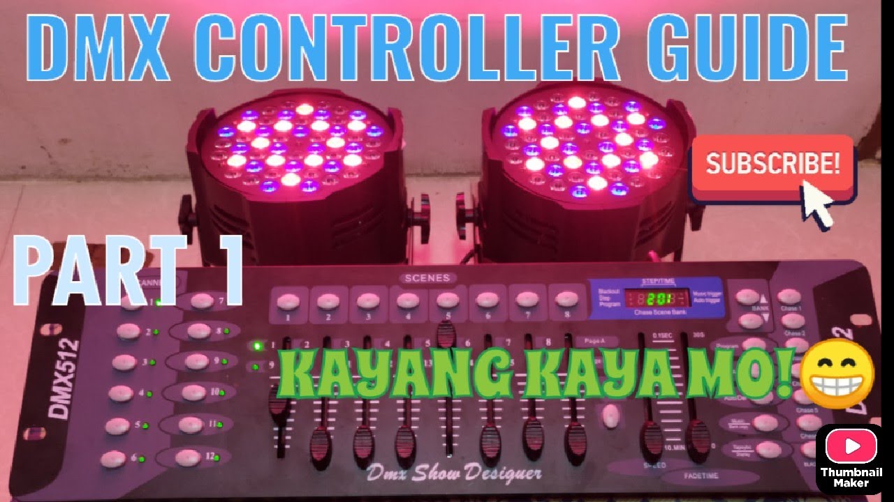 Lightmaxx 192 Channel Dmx Controller 1 Anleitung Dmx Lighting Controller Programming Part 1 | Shelly Lighting