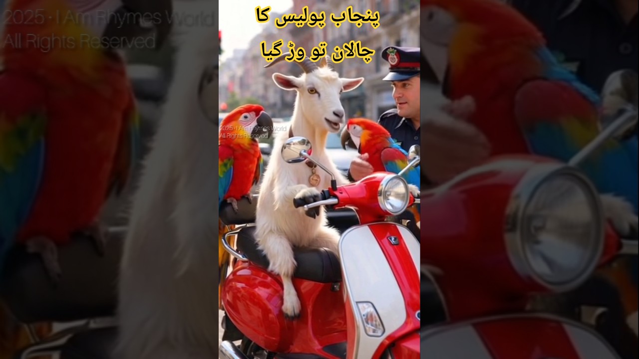 پنجاب پولیس کا چالان تو وڑ گیا|funny #trendingnow #shorts