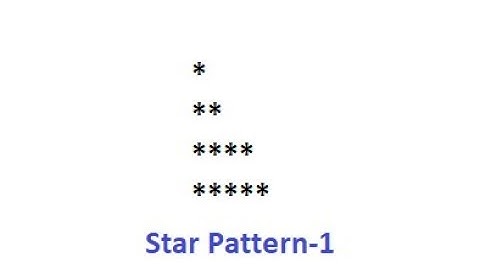 Print star pattern in Java using netbeans