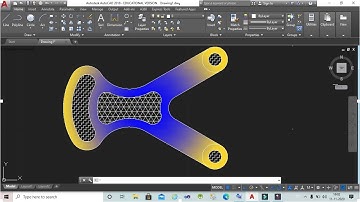 AutoCad 2D Practice Drawing Exercise-19 || Tech&Programming
