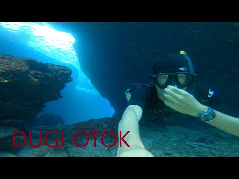 Free Diving in Dugi Oktok / Croatia | Brbinjšćica Bay | Sea Cave | seeing Octopus