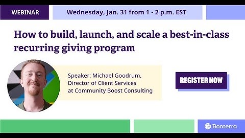 How to build, launch, and scale a best-in-class recurring giving program