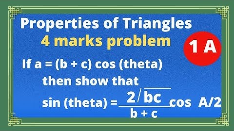 1A | Properties of triangle | 4 marks problem @EAG