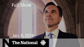 Watch Live: The National for Monday, January 8, 2018 - Oprah, Morneau Ethics, Minimum Wage