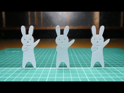 切り絵でウサギがソーラン節を踊ってなかった ~Rabbit Soran