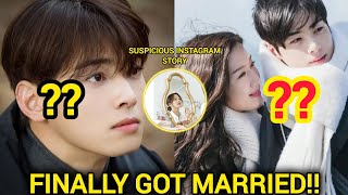 "Cha Eun Woo & Moon Ga Young SECRETLY MARRIED?! 💍🔥 The Shocking Truth Revealed!"