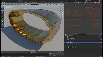 Easy tutorial for beginners Tank track Caterpillar tread No deformation Moving naturally Blender2.9