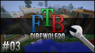 FTB Direwolf20 1.7.10: Ep.03 - Casa, gerador de cobblestone e Chisel [PT-BR]