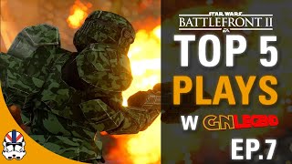 Mid-Air Rocket, AT-TE Multikill and much more! Star Wars Battlefront 2 Top 5 Plays S1 Ep 7