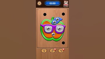 🙂‍↔: Screw Puzzle: Wood Nuts X Bolts | Level: 35 #short #DIY #unfrezzmyaccount #ytshort #whatsapp 🪀"
