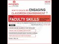Faculty Skills Development Program