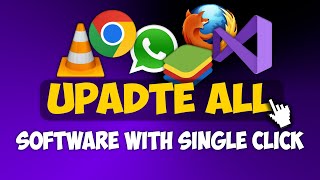 UPDATE ALL SOFTWARE USING CMD || UPDATE ALL SOFTWARE WITH A SINGLE CLICK screenshot 5