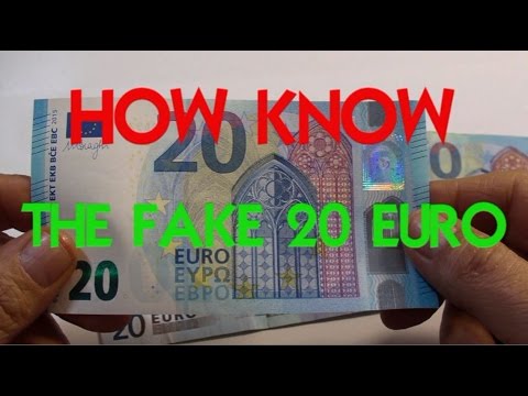 [ITA-ENG SUB] How Know The FAKE 20€ (Riconoscere I 20€ Falsi)