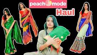 Peachmode designer Saree haul / Peachmode online shopping /Saree /cotton kurti / Summer Shopping2021 screenshot 2