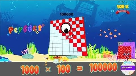 Numberblocks Maths Game go explore magic run for kids|100k special episode @educationalcorner110
