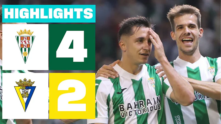CÓRDOBA CF 4 - 2 CÁDIZ CF I HIGHLIGHTS LALIGA HYPERMOTION