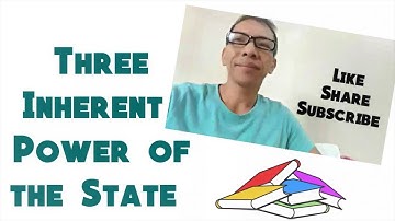 Three Inherent Powers of The State #SocialStudies #InherentPowersOfTheState