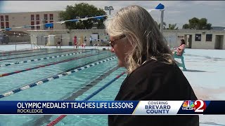 Former Olympic athlete teaches swim classes, helps high school students in Brevard County