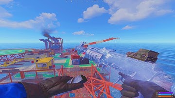 5500 Hour Solo Snowballs In 4 Minutes On Oil Rig - Rust