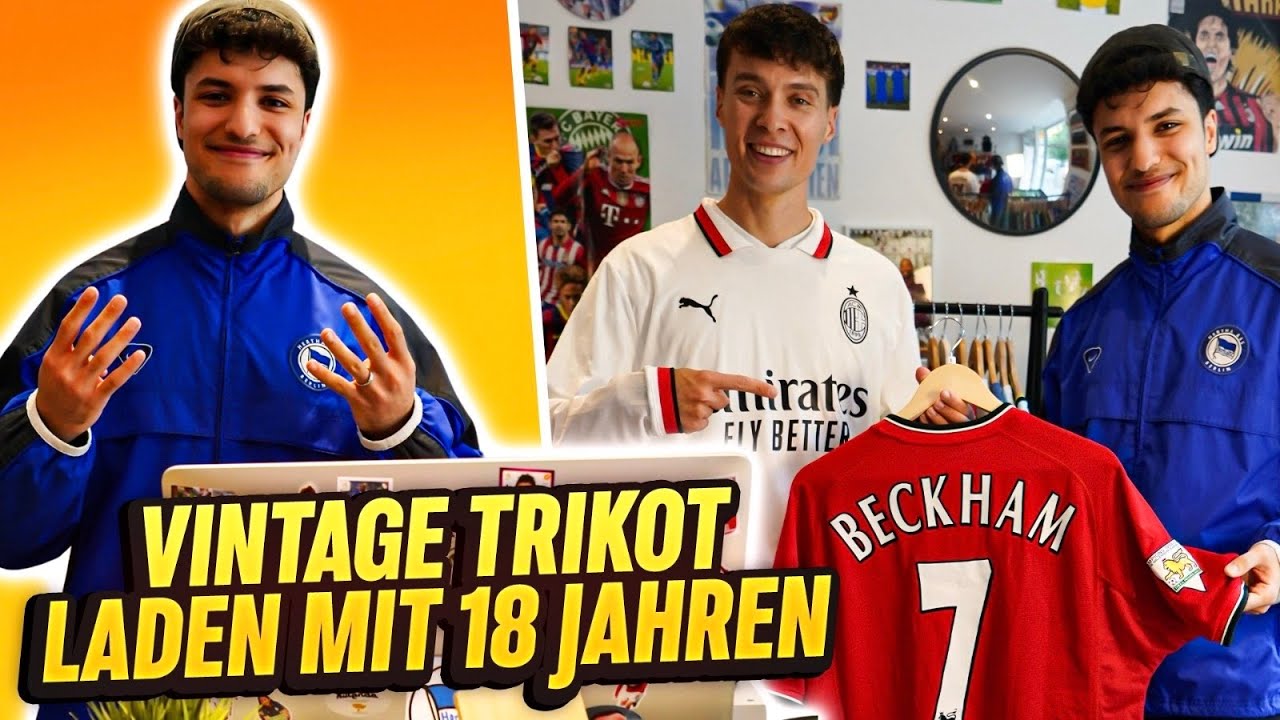 Mit 22 einen eigenen Vintage Trikot Laden! 44Trikots über den großen Trikot Hype