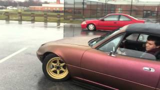 Clean Na Miata Drifting