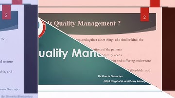 Introduction to Quality and Introduction to NABH in detail