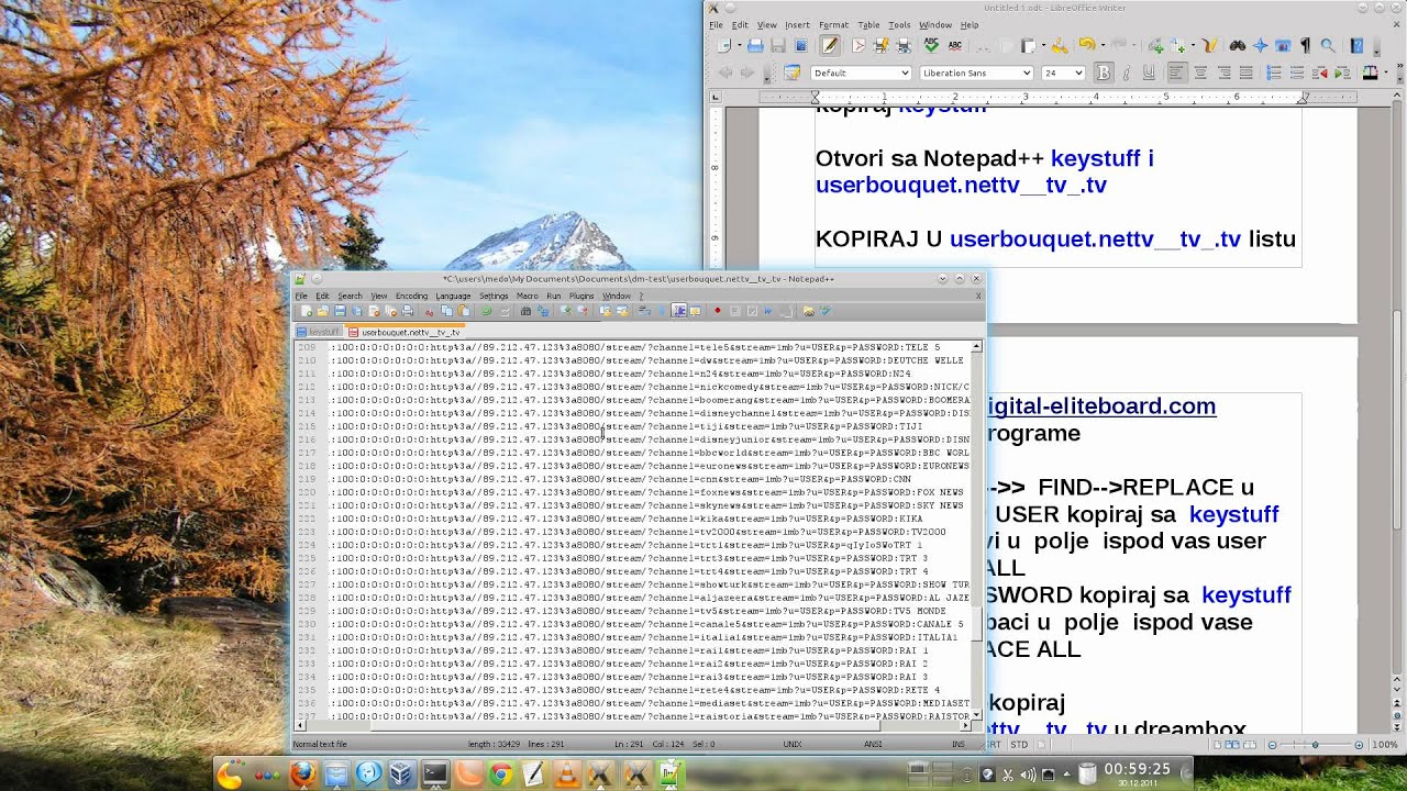 DM800-8000 nettvplus lista