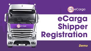 eCarga Shipper Registration Demo screenshot 5