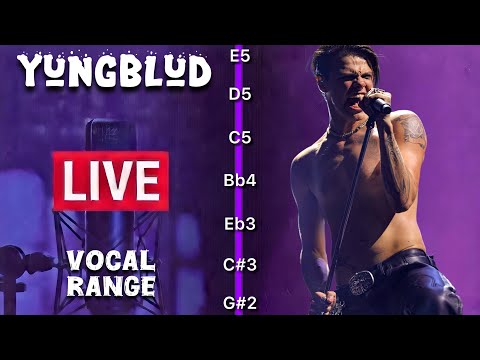 YungBlud (Dominic Harrison): Live Vocal Range (G#2-D5-E5)